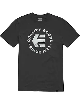 Buy Etnies Since 1986 Short Sleeve T-Shirt In Black/White • 25.20£
