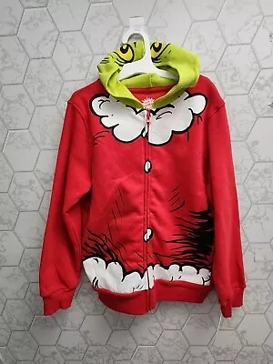 Buy The Grinch Costume Hoodie Jacket Cosplay Hooded Ugly Sweater Boy Girl Size S • 22.51£