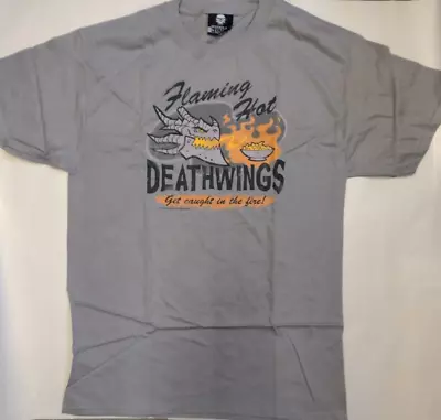 Buy Jinx Official World Of Warcraft Flaming Hot Deathwings T-Shirt Size Medium (NEW) • 14.99£