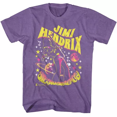 Buy Jimi Hendrix Are You Experienced Space Backfround Stars Men's T Shirt Rock Merch • 40.37£