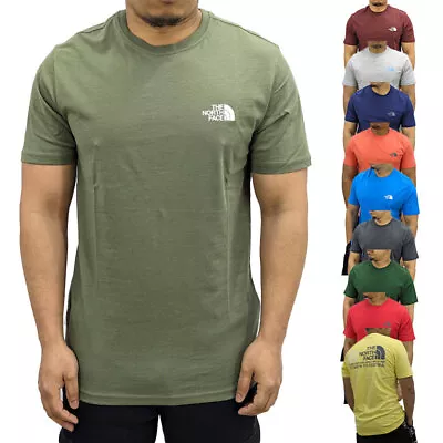Buy The North Face Mens T Shirts Crew Neck TNF Logo Casual Graphic T Shirt New S-2XL • 14.99£