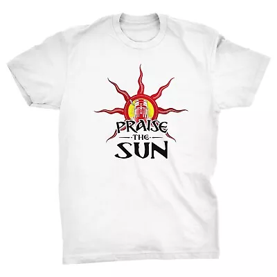 Buy Praise The Sun Dark Souls Gamer Geek T-Shirt Up To 5XL • 18.99£