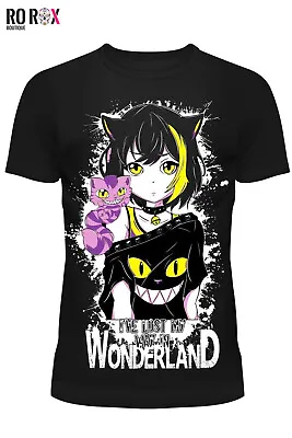 Buy Cupcake Cult Goth T-shirt Lost Way Punk Anime Cartoon Wonderland Cotton Tee Top • 16.99£