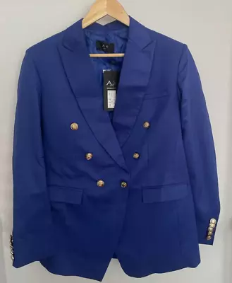 Buy Womens AX Paris Lined Jacket Size 16 Royal Blue BNWT • 30£