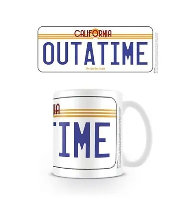 Buy 388372 Back To The Future Outatime License Plate 300ml Ceramic Coffee Tea Mug • 9.45£