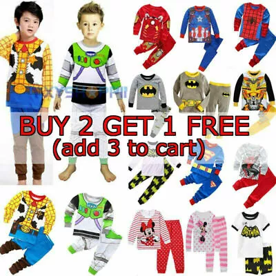Buy Kids Toy Story Buzz Lightyear & Woody Spiderman Superhero Pyjamas Fancy Dress Up • 12.16£