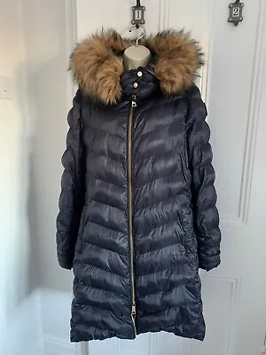Buy Holland Cooper Navy Padded Mid Length CHAMONIX Style Coat Size XL. Immaculate • 150£