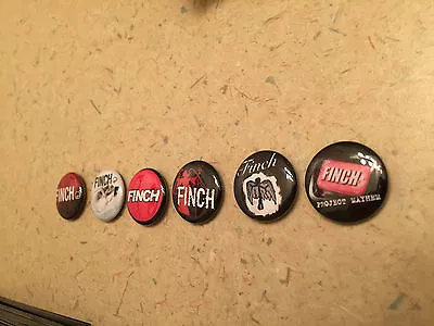 Buy FINCH Band Drive Thru Records Pin Back LOT Tour Concert Shirt Taking Back Sunday • 5.62£