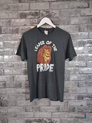 Buy Lion King T Shirt Small Grey Leader Of The Pride Graphic Print Short Sleeve Men • 10£