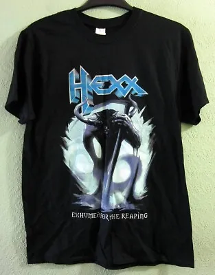 Buy Hexx 'Exhumed For The Reaping' Black T-Shirt Size L Power/Thrash Metal • 3.50£