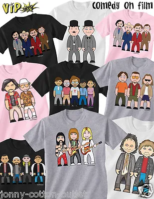 Buy VIPwees Childrens ORGANIC T-Shirt Comedy Movie Inspired Caricatures ChooseDesign • 8.99£