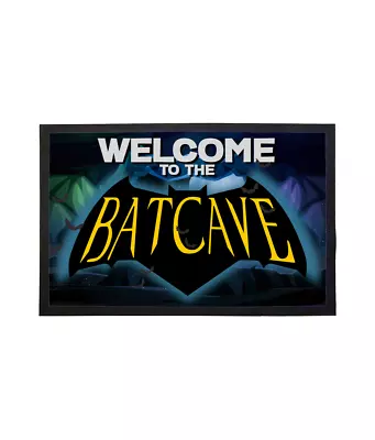 Buy Batcave Batman Inspired Doormat Welcome Mat • 22.99£
