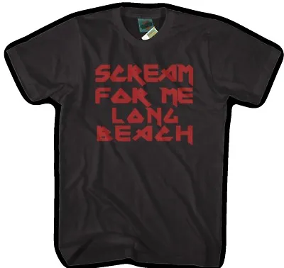 Buy Iron Maiden Live After Death Scream For Me Long Beach Inspired, Men's T-Shirt • 18£