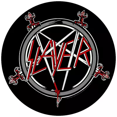 Buy Slayer - Pentagram Round Backpatch Rückenaufnäher - Official Merch • 12.89£