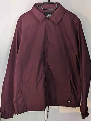 Buy Dickies Mens Shirt Jacket Size Medium Mens Windbreaker Purple Button Up  • 17.95£