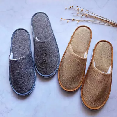Buy 6 Pair Throw Slippers Slipper Guest Slippers Disposable Disposable Hotel • 11.49£