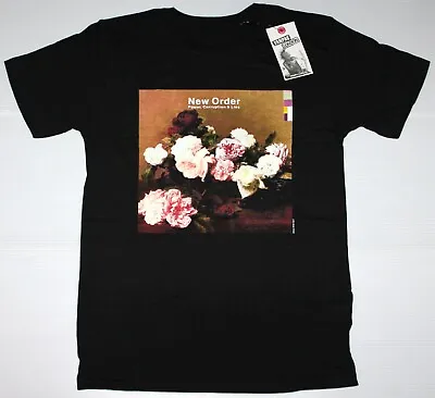 Buy New Order Official T-Shirt Power Corruption & Lies Size Small NEW • 19.99£