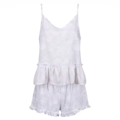 Buy Ladies Short Pyjama Set Cami Vest Top And Shorts Ex Uk Store Uk 8-22 Brand New • 4.99£