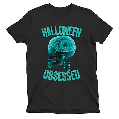 Buy HALLOWEEN Obsessed T-Shirt Ghost Party Womens Mens ORGANIC Spooky Costume Scary • 8.99£