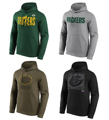 Buy Green Bay Packers Sweatshirt Hoodie Men's NFL American Football Top - New • 19.99£