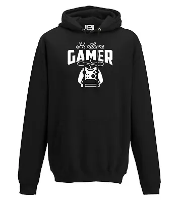 Buy Gamer Gaming Hoodie Hardcore Gamer Keyboard Jumper Gift All Sizes Adults & Kids • 17.99£