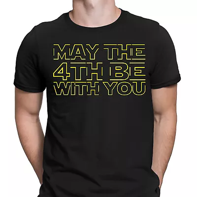Buy The May The 4th Fourth Be With You Independence Day Mens T-Shirt Tee #MD • 9.99£