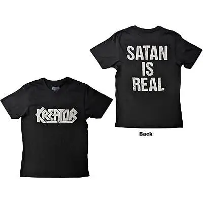 Buy KREATOR - Official Licensed  Unisex T- Shirt -  Satan Is Real - Black  Cotton • 18.99£