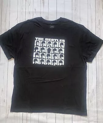Buy Official The Beatles Hard Days Night Faces Mon T-Shirt New Unisex Licensed Merch • 14.99£