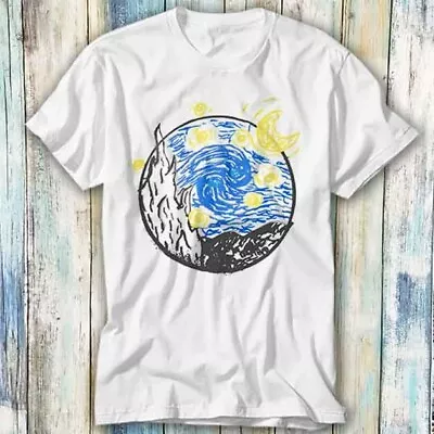 Buy Van Gogh Starry Night Anime Manga T Shirt Meme Gift Top Tee Unisex 479 • 6.35£