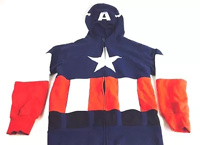 Buy Captain America Hoodie Youth Sweatshirt Kid's Hoodie Marvel Comics Winter Marvel • 27.63£