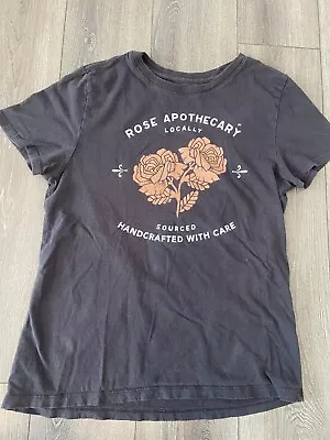 Buy Schitts Creek Women's Rose Apothecary Graphic T-Shirt Dark Gray Size Small • 14.24£