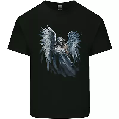 Buy A Gothic Guardian Angel Fantasy Goth Mens Cotton T-Shirt Tee Top • 10.75£