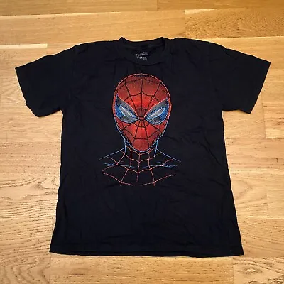 Buy Marvel The Amazing Spiderman Black T Shirt XS S Superhero Comic Books Venom Y2K • 7.69£