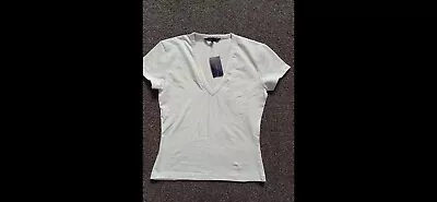 Buy French Connection L Ice Blue Essential T Shirt Short Sleeve • 0.99£