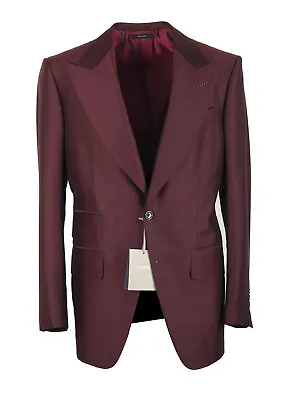 Buy TOM FORD Atticus Aubergine Sport Coat Size 46 / 36R U.S. Jacket Blazer  New W... • 1,574.10£