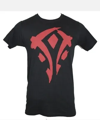 Buy World Of Warcraft  Mens T-Shirt -  WOW Painted Style Horde Symbol - Small (#25) • 11.99£