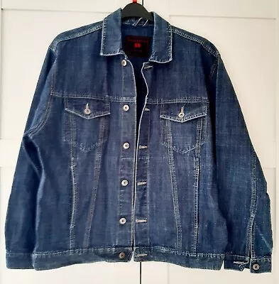 Buy Mens Blue Denim Jacket Size L By Authentics • 13.99£