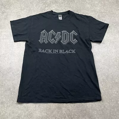 Buy AC/DC Back In Black 2020 Leidseplein Tshirt Gildan Heavy M • 20£