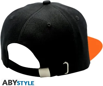 Buy Official Naruto Shippuden Konoha Black Orange Snapback Baseball Cap Hat • 18.99£