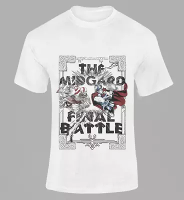 Buy Kratos, God Of War, Thor, Midgard Final Battle Tshirt • 18£