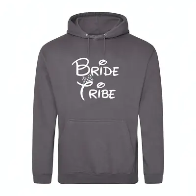 Buy Hoodie Bride Tribe Hen Do Marriage Wedding Gift Printed Unisex Hoody Hooded Top • 24.95£