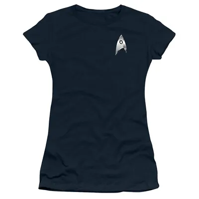 Buy Star Trek Discovery  Science Badge  Women's Adult Or Girl's Junior Babydoll Tee • 32.30£