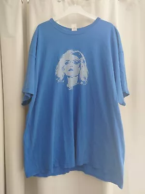 Buy Blondie T-shirt Band Blue UK Size 2x-Large 2xl • 15£