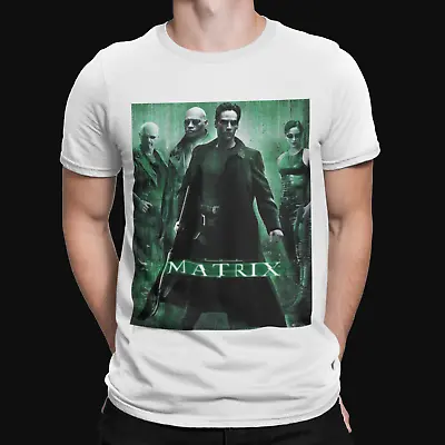 Buy Matrix Poster T-Shirt - Film TV Cool Retro Funny Action Gift Xmas Keanu Horror • 8.39£