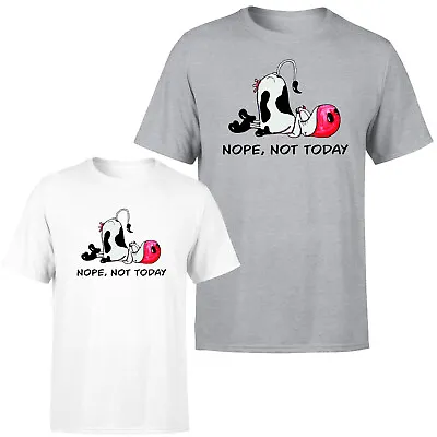 Buy Cow Nope Not Today Mens Womens T Shirt Animal Lovers Graphic Tee#Or#P1#A • 11.99£