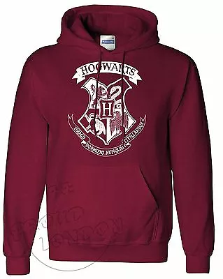 Buy Hogwarts Crest Logo New Magic Fashion Unisex Hooded Pullover Adult & Kids Sizes • 24.99£