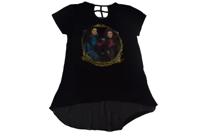 Buy Disney Descendants Youth Girls Black Shirt Top New M (10-12) • 4.72£