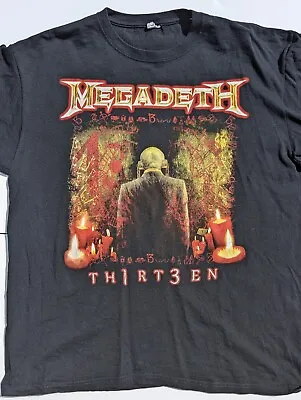 Buy Megadeth - Thirteen 13 T-Shirt - Extra Large XL • 24.99£