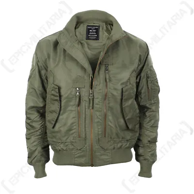 Buy US Tactical Flight Jacket - Olive Drab - Men's Coat American Military All Sizes • 85.95£