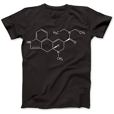 Buy NEW LSD Molecule Acid Psychedelics T-Shirt Cotton Terence McKenna DMT S TO 5XL • 10.75£
